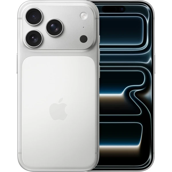 iPhone 17 Pro – stříbrný (ilustrační obrázek modelu)