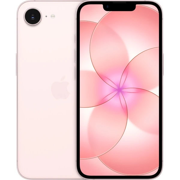 iPhone 17e – jemně růžový (ilustrační obrázek modelu)