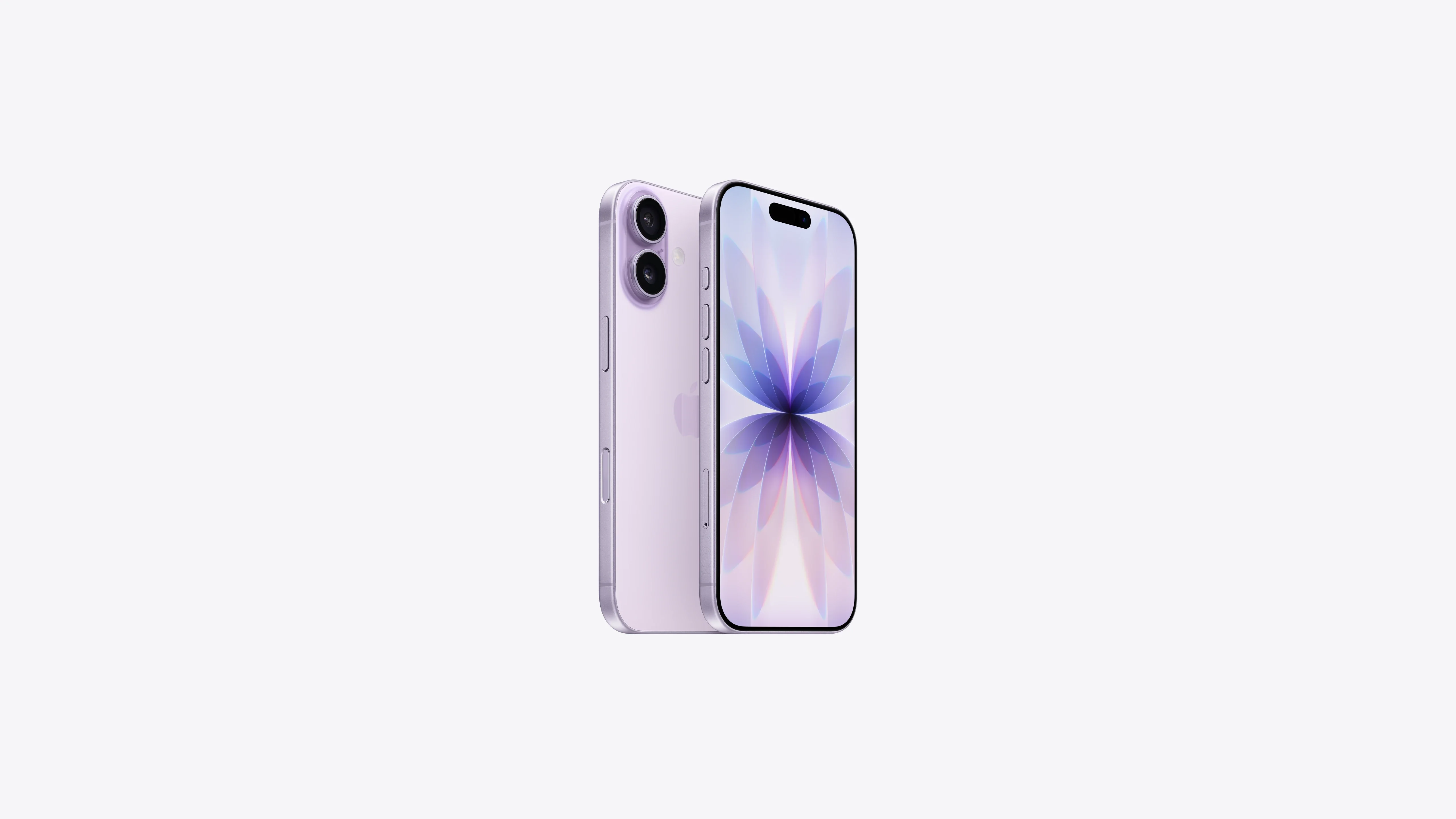 iPhone 17 levandulový — ilustrační produktový obrázek Apple